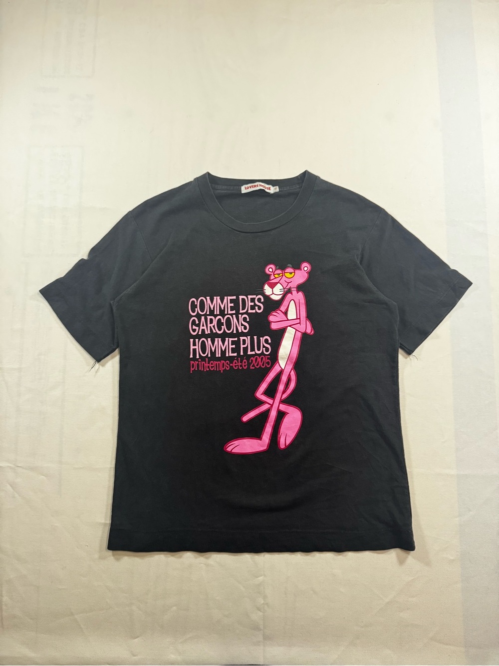 Black Pink Pink Panther Graphic Tee - Picture 1 of 3